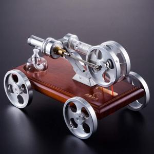 Gelsonlab HS-XC-01 Modèle de <span class=keywords><strong>voiture</strong></span> <span class=keywords><strong>Moteur</strong></span> <span class=keywords><strong>Stirling</strong></span> Générateur d'énergie Jouet éducatif physique <span class=keywords><strong>Moteur</strong></span> à vapeur Jouet de physique - Product Image 2