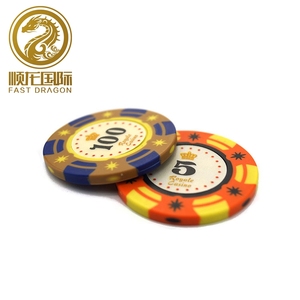 Fichas de póquer con <span class=keywords><strong>la</strong></span> etiqueta engomada moneda casino personalizadas poker chips - Product Image 5