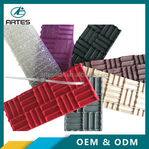 Tapis de sol universel en pvc lavable, 2 unités, chauffage, antidérapant, accessoire de voiture, pour sol - Product Image 3