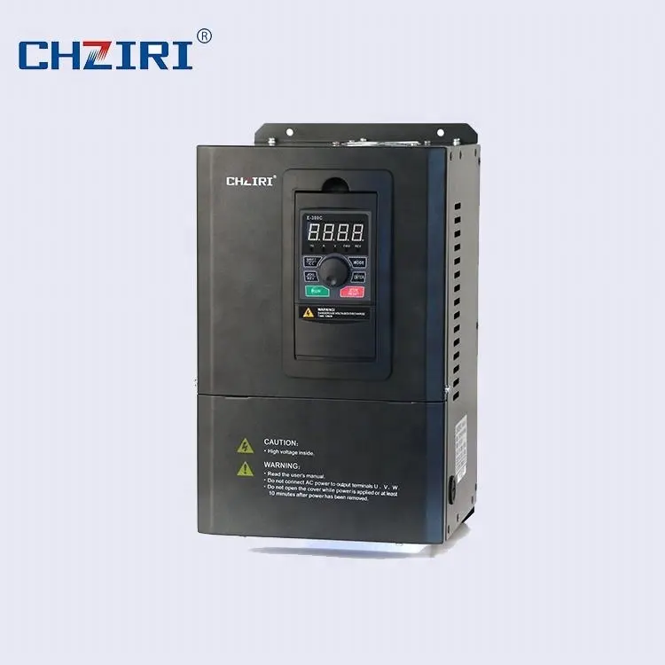 Chziri Elektrische 15kw Inverter Drie Fase Dc Ac Converter 220V Vector Solar Vfd Pomp Omvormer