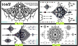 BC-004/Últimas Tendencias 2016, Tatuaje Temporal Sexy de Mariposa para Mujer, Pegatinas de Tatuajes Corporales en el Pecho/Vaginal - Product Image 5