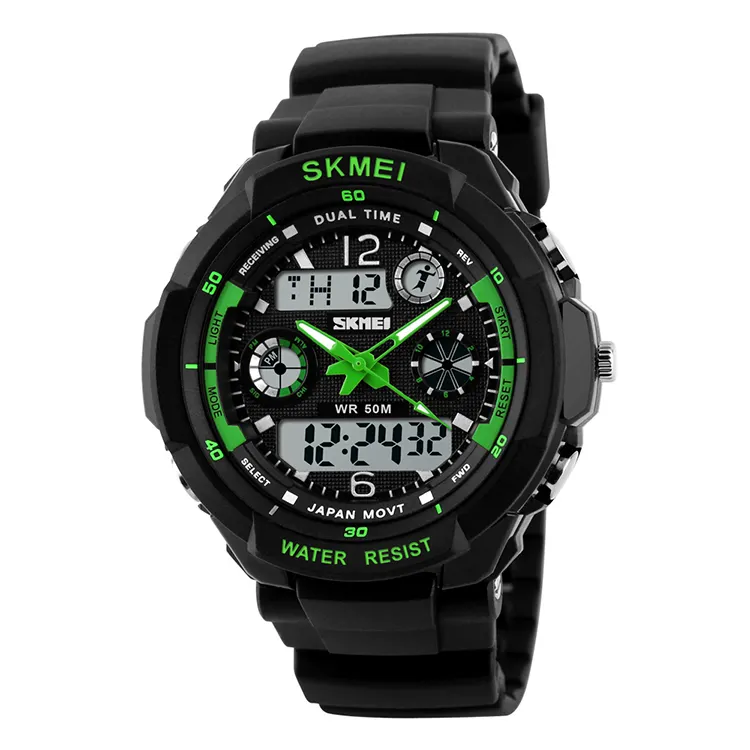 Azul del reloj Skmei 1060 niños reloj Digital niños deportes impermeable Led relojes con alarma relojes para niño niñas niños