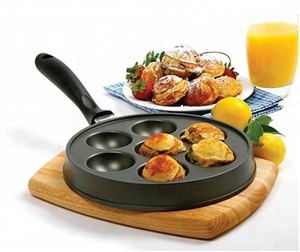 Poêle à crêpes en aluminium moulé sous pression antiadhésive Norpro, Munk / Aebleskiver / Ebelskiver - Product Image 4