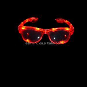 Crazy RBG יציב אור led שמש משקפיים מהבהבים משקפיים למסיבה שחור - Product Image 4