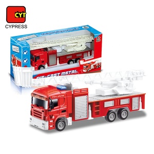 Modellino <span class=keywords><strong>di</strong></span> <span class=keywords><strong>Camion</strong></span> <span class=keywords><strong>dei</strong></span> <span class=keywords><strong>Pompieri</strong></span> in Metallo Pressofuso, Veicolo Giocattolo per Bambini - Product Image 2