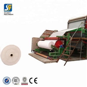Máquina de papel tisú de 6-7 toneladas por día, máquina de papel higiénico, planta para hacer pañuelos de papel higiénico - Product Image 3