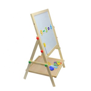 <span class=keywords><strong>Lavagna</strong></span> Multifunzionale in Legno a Doppia Faccia con <span class=keywords><strong>Lavagna</strong></span> <span class=keywords><strong>Magnetica</strong></span> 50x36cm, Ecologica per Bambini dai 36 Mesi in Su - Product Image 3