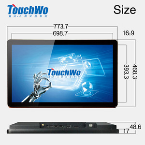 27 32 43 inch Màn Hình Cảm Ứng Kiosk/Máy Tính Để Bàn FHD 1920*1080 <span class=keywords><strong>LED</strong></span> Màn Hình Máy Tính Tất Cả Trong Một PC - Product Image 6