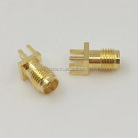 Conector de montaje PCB de borde hembra RP SMA