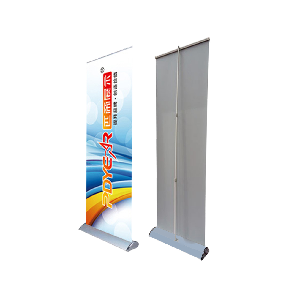 Rts Winkel 31.5X79 "80X200 Cm Pdyear Handel Show 2 M Intrekbare Pull Up Aluminium Display stand Roll Up Banner