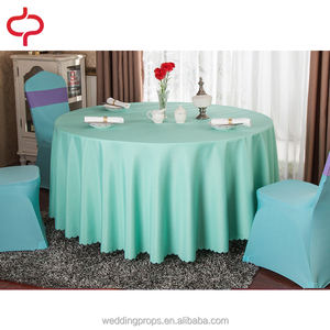Goedkope Fabrikant Groothandel Polyester Bruiloft Tafelkleden Tafellinnen Te Koop Ronde Tafelkleden - Product Image 3