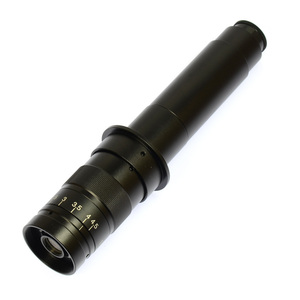 HAYEAR Max 300x Zoom C-montaj Cam <span class=keywords><strong>lens</strong></span> adaptörü 4.5X Adaptörü Sanayi Mikroskop Kamera Mercek Büyüteç - Product Image 2