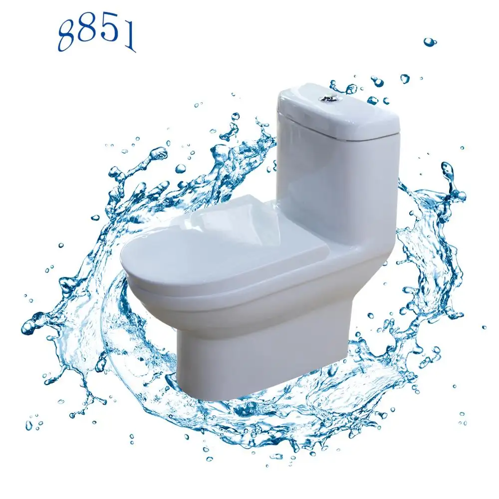 Sanitär toilette bad kommode keramik weiß farbe dual spülung fitting sparen sie wasser einfache reinigung ein stück wc