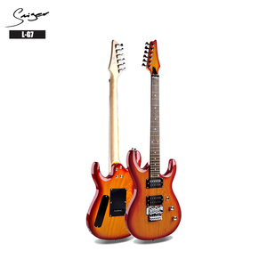 Hecho de madera de sauce H-H camioneta estilo de borde de puente <span class=keywords><strong>guitarra</strong></span> eléctrica OEM - Product Image 1