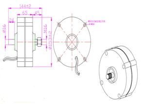 낮은 <span class=keywords><strong>rpm</strong></span> 100 w 12V/24V <span class=keywords><strong>DC</strong></span> 영구 자석 발전기 판매