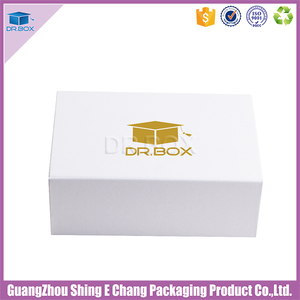 White Cardboard Magnetic Closure <strong>Box</strong> Gift Boxes with Sponge/EVA <strong>Foam</strong> Insert Good Protecting for Goods - Product Image 6