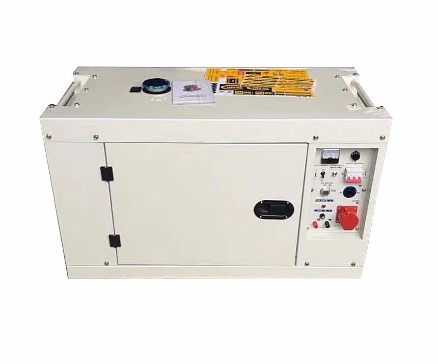 Vlais типа CNC 6kW/7.5kVA 220V/380V/50Hz Трехфазный Тихая Дизельная генераторная установка CE COC стандарты ISO переносного типа с воздушным охлаждением для дома