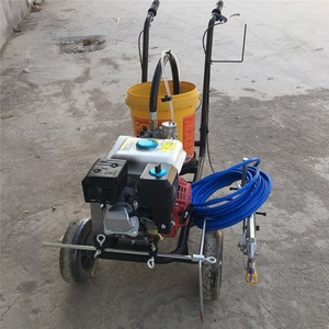 Trung Quốc Nhà Sản Xuất Tay Đẩy Loại Bãi Đậu Xe Dải Máy Lạnh Sơn Giá Của Đường Đánh Dấu Máy - Product Image 3