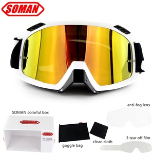 <span class=keywords><strong>Gafas</strong></span> de Motocross TPU para Motocicleta, <span class=keywords><strong>Gafas</strong></span> Todoterreno con Láminas Desprendibles y Lente Adicional Soman SM15 - Product Image 2
