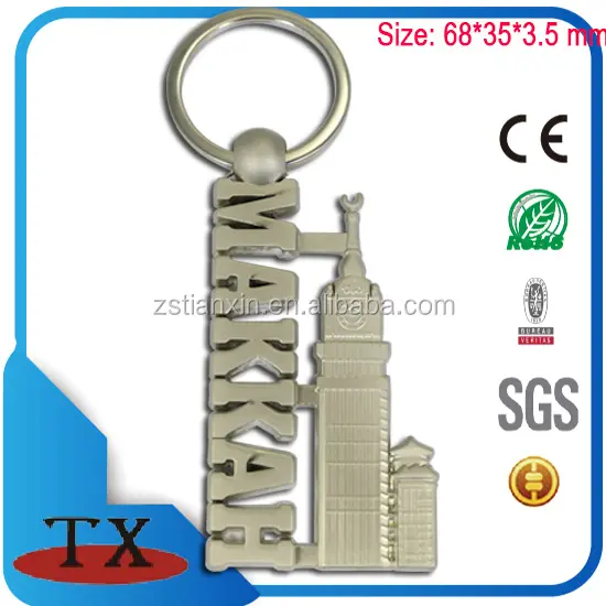 Saudi-arabien Mekka Souvenir landschaft gebäude metall keychain