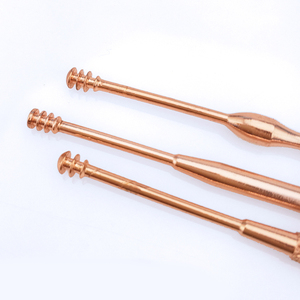 Kit de limpeza de ouvido em aço inoxidável ouro rosa 3 peças de alta qualidade, kit de remoção de cera de ouvido com caixa de plástico - Product Image 3