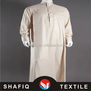 Tecido coreano estilo saudita qami arábia robes islâmicos vestuário
