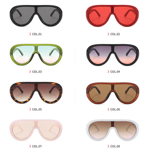18932 Superhot Eyewear 2019 Oversized Shades SunメガネOne Piece Lens Shield Sunglasses - Product Image 5