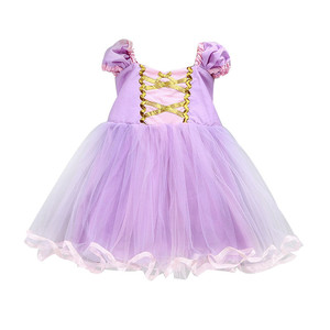 Robe princesse <span class=keywords><strong>raiponce</strong></span> pour enfant fille, tenue d'halloween et de noël - Product Image 2