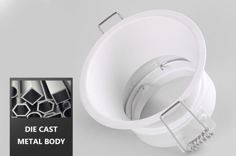 6w Deep Cup Anti Glare Downlights For Corridor Front Replace Bulb Spotlight