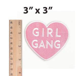 Sắt trên các bản vá lỗi cho áo khoác cô gái băng đảng. May lớn trên miếng vá Denim - Product Image 2