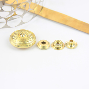 Oeko-Tex Pass Thiết Kế Tùy Chỉnh Mùa Xuân Phong Cách Kim Loại Snap <span class=keywords><strong>Button</strong></span> <span class=keywords><strong>Press</strong></span> Stud Set Chốt Bốn Phần Nút Cho Quần Áo (#486,#405) - Product Image 3