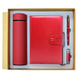 Papeterie de bureau de luxe, ensemble cadeau d'affaires, 4 en 1, tasse sous vide, carnet de notes, Promotion d'entreprise, cadeau pour hommes et femmes - Product Image 1