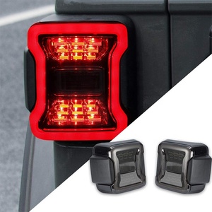 Автомобильные аксессуары для <span class=keywords><strong>Jeep</strong></span> Wrangler JL <span class=keywords><strong>12</strong></span> В 24 В, светодиодные задние фонари, стоп-сигнал, сигнальная лампа для 2018 <span class=keywords><strong>Jeep</strong></span> 2019 Rubicon - Product Image 5