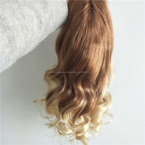Ombre T couleur Chaude vente <span class=keywords><strong>haie</strong></span> humains Brésiliens avant de lacet perruque vague lâche pour femme noire - Product Image 2