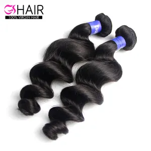 100% natural indian human hair price list double drawn cheap virgin human loose curly wave hair