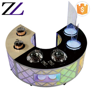 Thiết Kế Hiện Đại Khắc Buffet Trạm Di Chuyển Led Ánh Sáng Trang Trí Cảm Ứng Thực Phẩm Hiển Thị Ấm Hơn Nhà Hàng Bar Buffet <span class=keywords><strong>Counter</strong></span> - Product Image 3