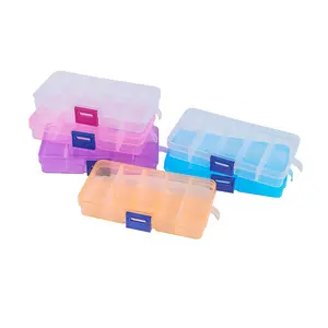 TOP Sale Household Mini Tackle Beads Candy 10 Grid Storage Box