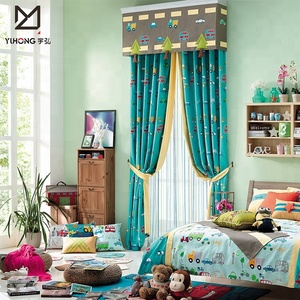 Buena calidad zoo cartoon <span class=keywords><strong>cortinas</strong></span> <span class=keywords><strong>confeccionadas</strong></span> impresas en línea para los niños - Product Image 6