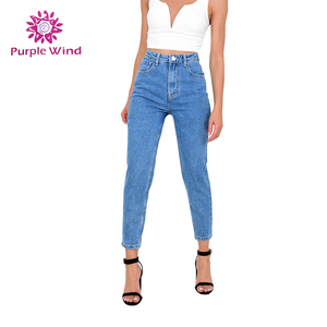 <span class=keywords><strong>Jeans</strong></span> de Mezclilla Vintage Personalizados OEM, <span class=keywords><strong>Jeans</strong></span> de Cintura Alta para <span class=keywords><strong>Mujer</strong></span>, Estilo Mamá, Gran Venta - Product Image 2