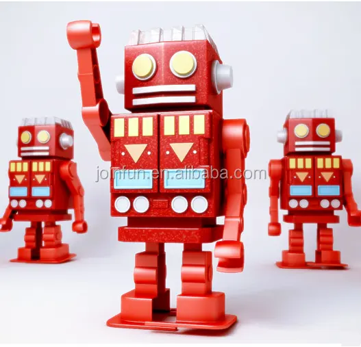 custom make plastic robot figure toys,OEM design plastic movable body robot model toys