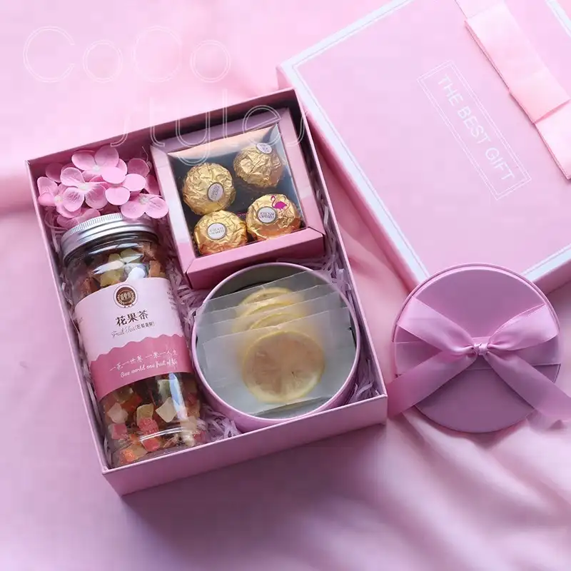 Cocostyles ins bella super-hot pink floral contenitore di regalo set da regalo per la fidanzata sorpresa regalo di natale unico damigella d'onore regalo