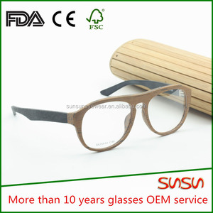 Khung Quang Học Hàn Quốc Thiết Kế Kính Mắt Khung Gỗ - Product Image 6