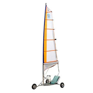 SELOWO נירוסטה רוח כונן שיט אחת מושב ללכת Kart landsailing למכור חם בארה"ב