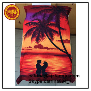 超细纤维定制印花沙滩巾，马印花沙滩巾，<span class=keywords><strong>2</strong></span> 人沙滩巾 - Product Image 4