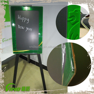 กระดานดำไม้พร้อมขาตั้งกระดานดำไม้กระดานดำไม้พับได้ - Product Image 1