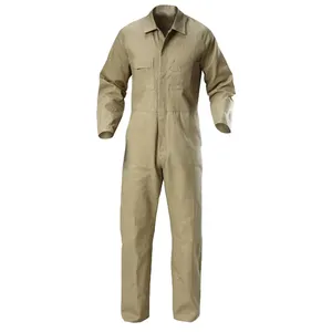 Workwear Coverall High Quality 65/35 Poly/Cotton Workwear Cheap Coverall Overall Uniforms For Working Clothes