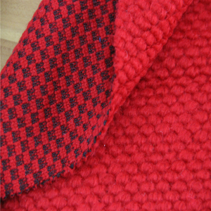 新的热销80% 羊毛混纺针织纯色毛呢面料服装家纺LYKW136 - Product Image 2