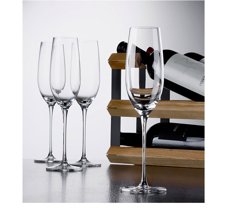 Wine Cup Glassware Clear Accept Custom Champagne Flute Beach Glass Cup