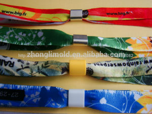 Hot Selling festival fabric bracelet with lock for match - Product Image 1
