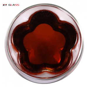 Floración decorativa en forma de flor, taza de café de vidrio aislado de borosilicato, promoción - Product Image 2